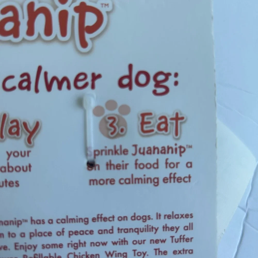 Tuffer Chew Doggijuana Chicken Wing Dog Toy